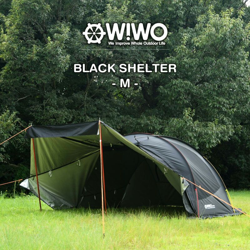 WIWO ウィーオ Black Shelter M ブラックシェルター M 正規販売】 WIWO ウィーオ Black Shelter M ブラックシェルター M