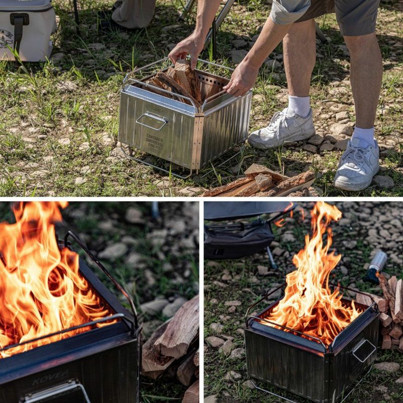 正規販売】KOVEA コベア CONTAINER SMOKELESS FIRE PIT コンテナ