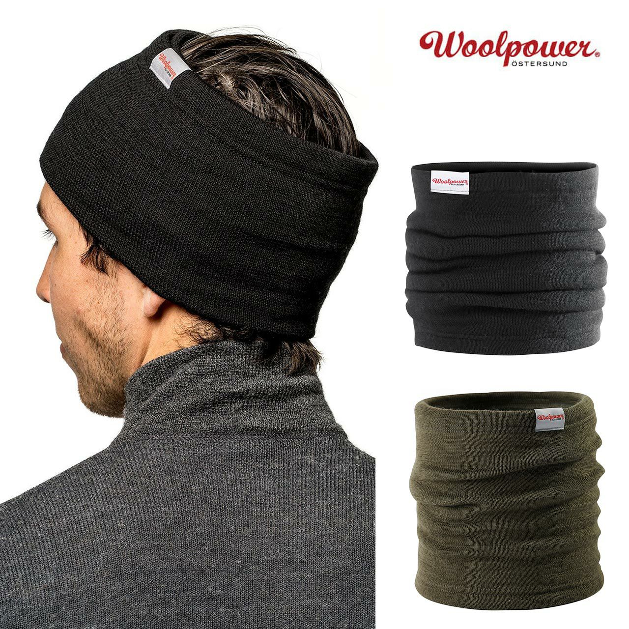 Woolpower ウールパワー チューブ 200 ブラック カーキ アウトドア